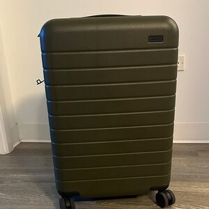 Away Forest Green Travel Suitcase